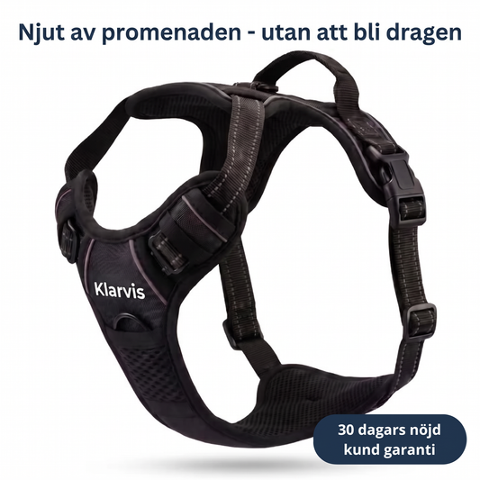 Klarvis - Anti-Drag hundsele