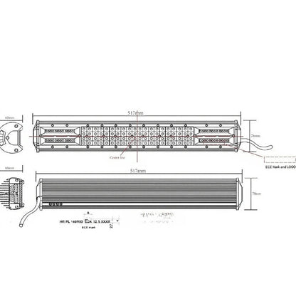 HyperLume – 20" LED-lyskaster