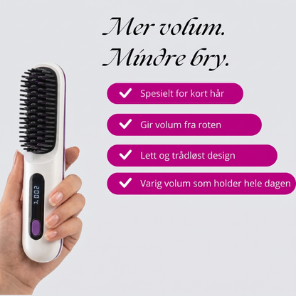 Rota Løft|Elektrisk Stylebrush for kort hår