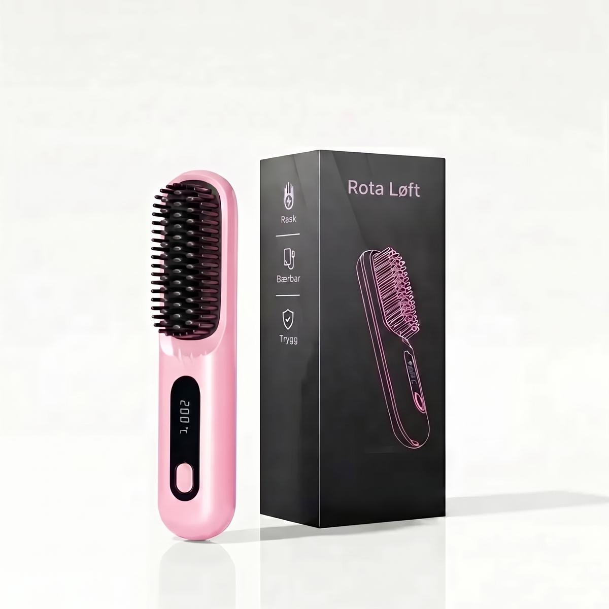 Rota Løft|Elektrisk Stylebrush for kort hår