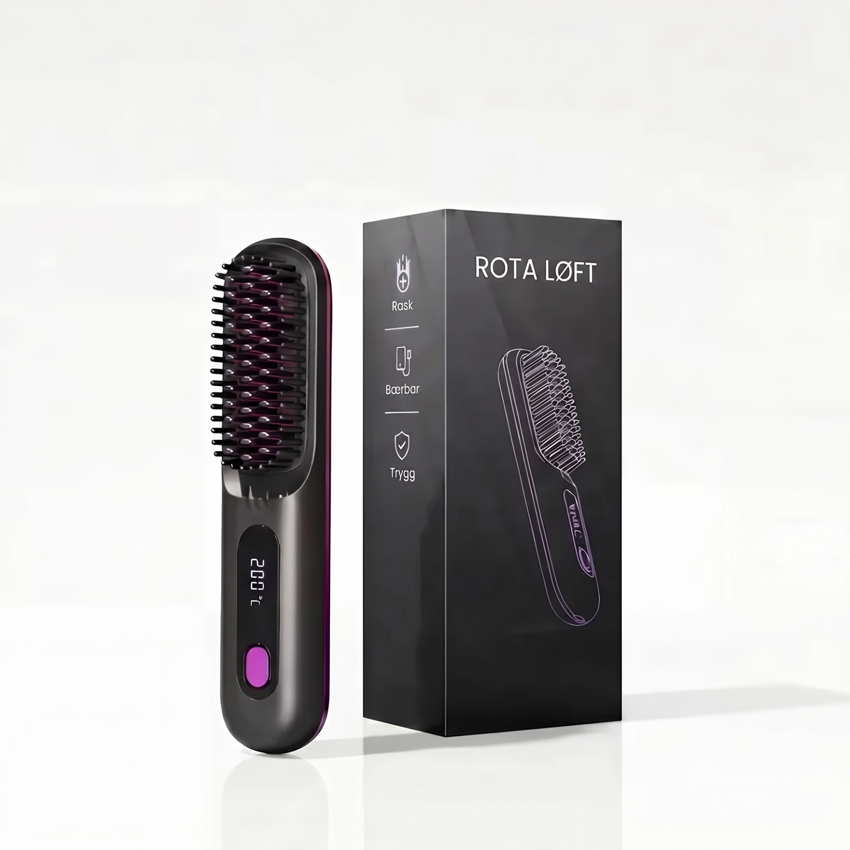 Rota Løft|Elektrisk Stylebrush for kort hår
